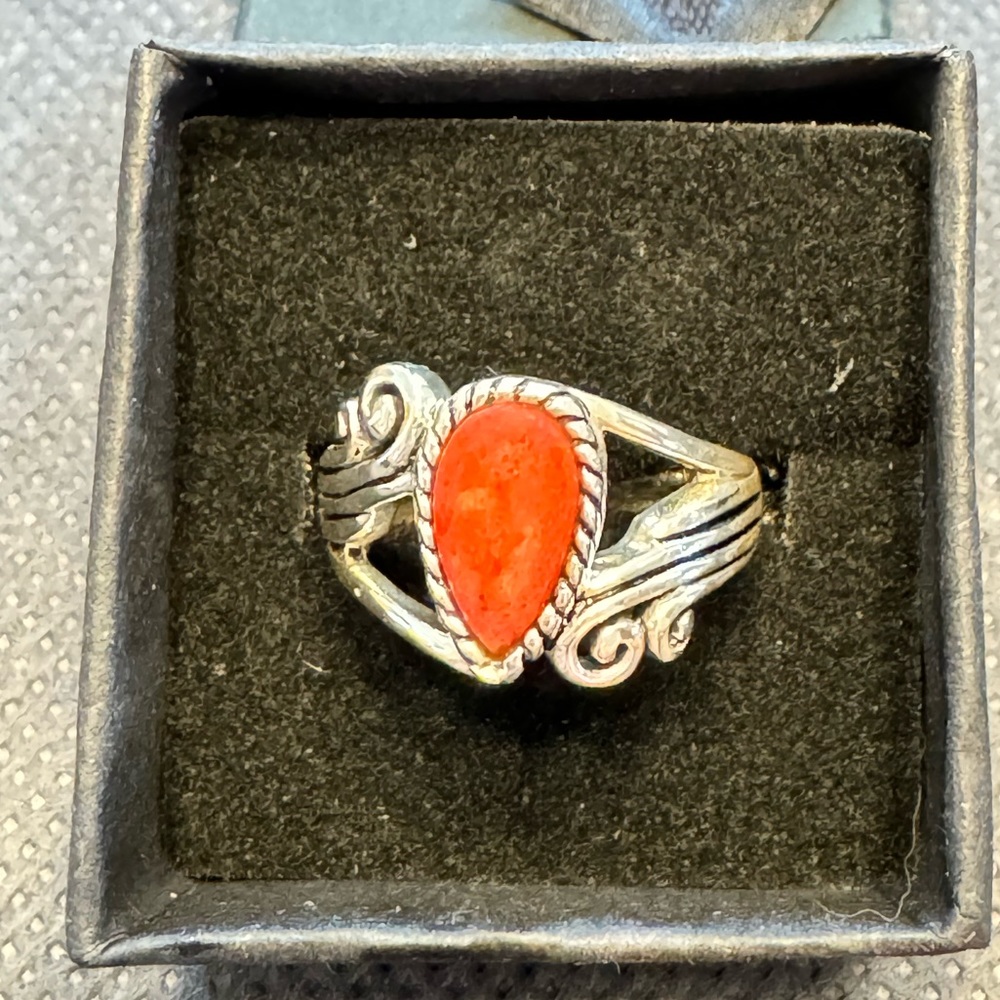 Red Coral Ring
